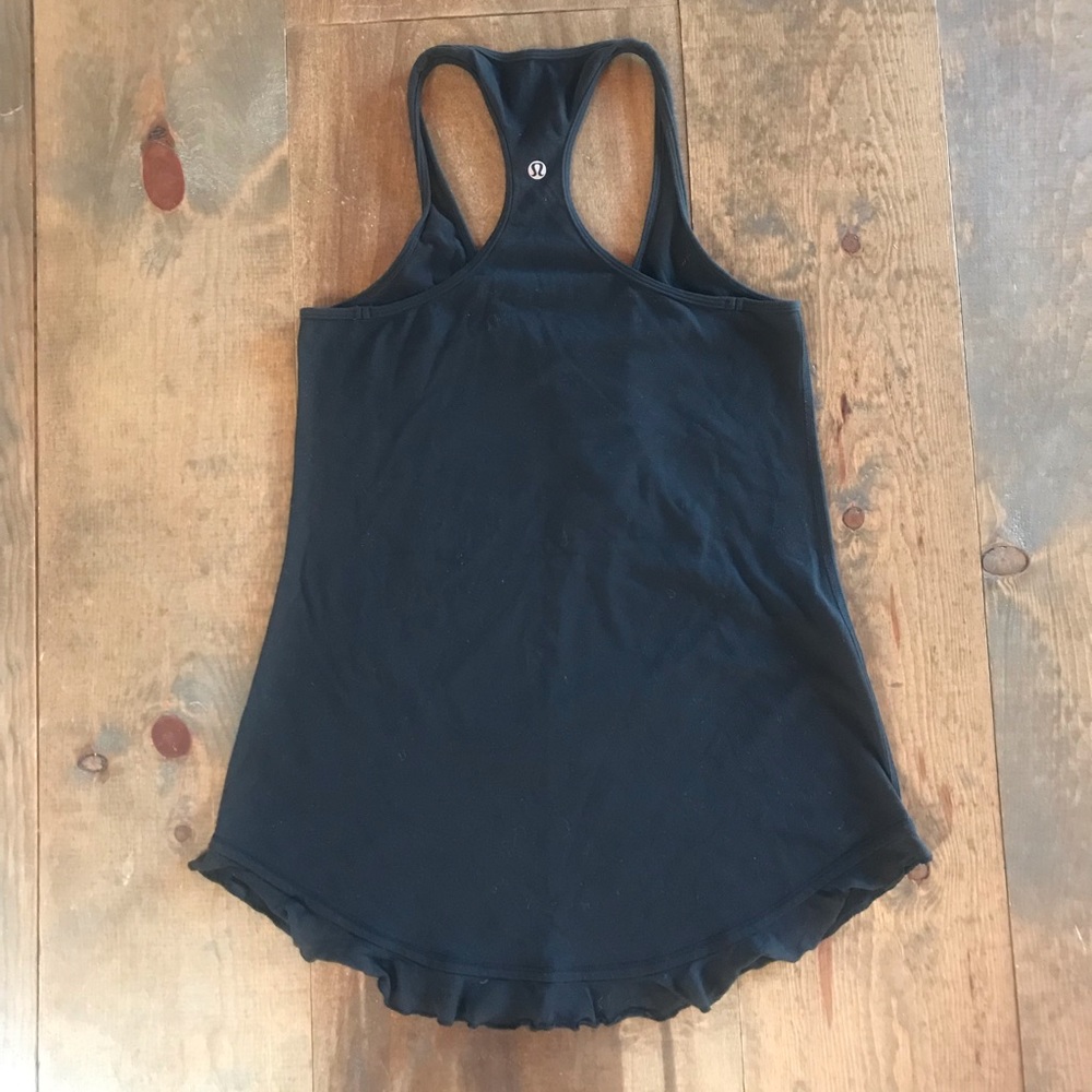 LuLulemon Ruffle edge Tank